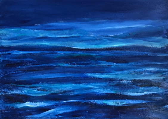 Mondschein, 50x70cm, 2020