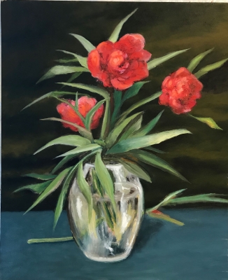 Pfingstrosen, 46x38cm,1987