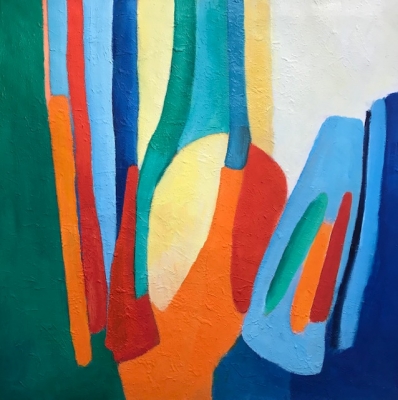 Picknick, 80x80cm, 2018