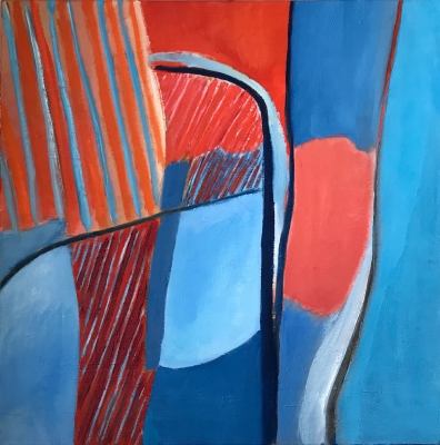 Rechts bei der Türe, 60x60cm, 2017