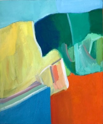 Römischer Garten, 55x46cm, 2017