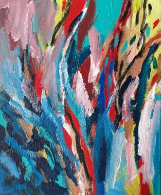 Sommerfrische, 60x50cm, 2021