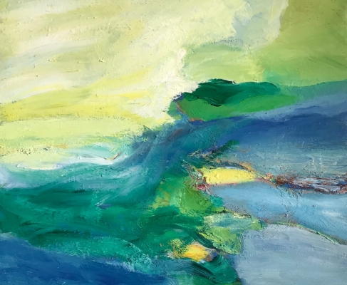 Sonnenaufgang, 46x55cm, 2019