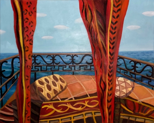 Veranda 73x92cm 2003