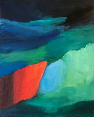 Vor dem Sturm, 50x40cm, 2020