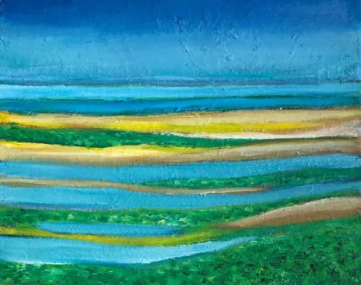 Vor der Düne, 40x50cm, 2020