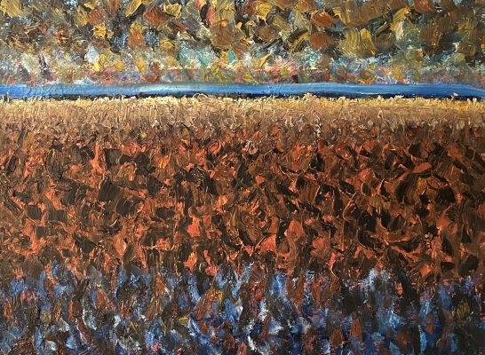 Vor der Ernte, 60x81cm, 2024