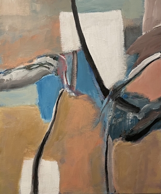 Weisse Flächen, 60x50cm, 2021