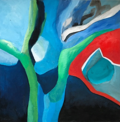 Wind Coming, 80x80cm, 2014