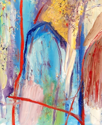 Zarte Töne, 46x38cm, 2020