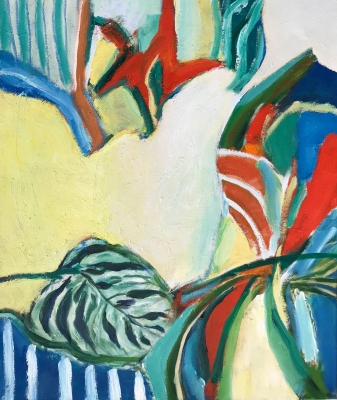 Nachmittag an der Côte d'Azur, 65x46cm, 2018